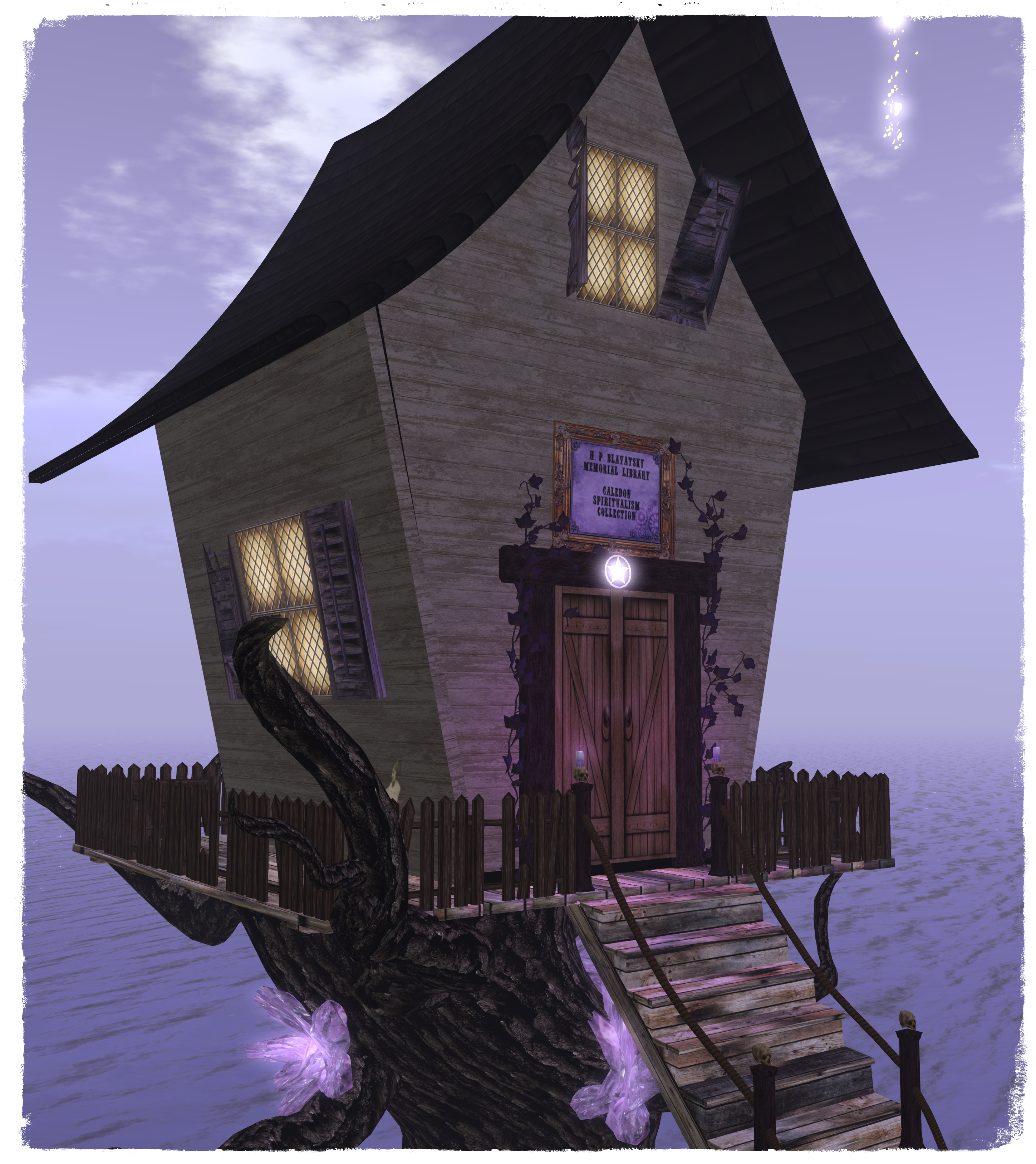 Blavatsky Memorial Library in Caledon Speirling